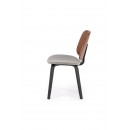 Стул HALMAR K563 серый/черный/орех